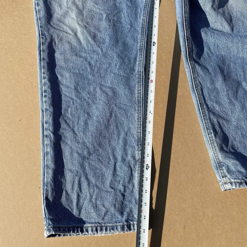 Carhartt B18 STW Traditional Fit Straight Jean Mens 46x30 Stone Wash Denim